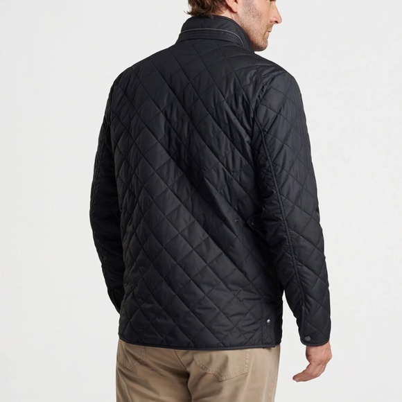 Peter Millar Suffolk Coat Crown Black - Picture 6 of 6